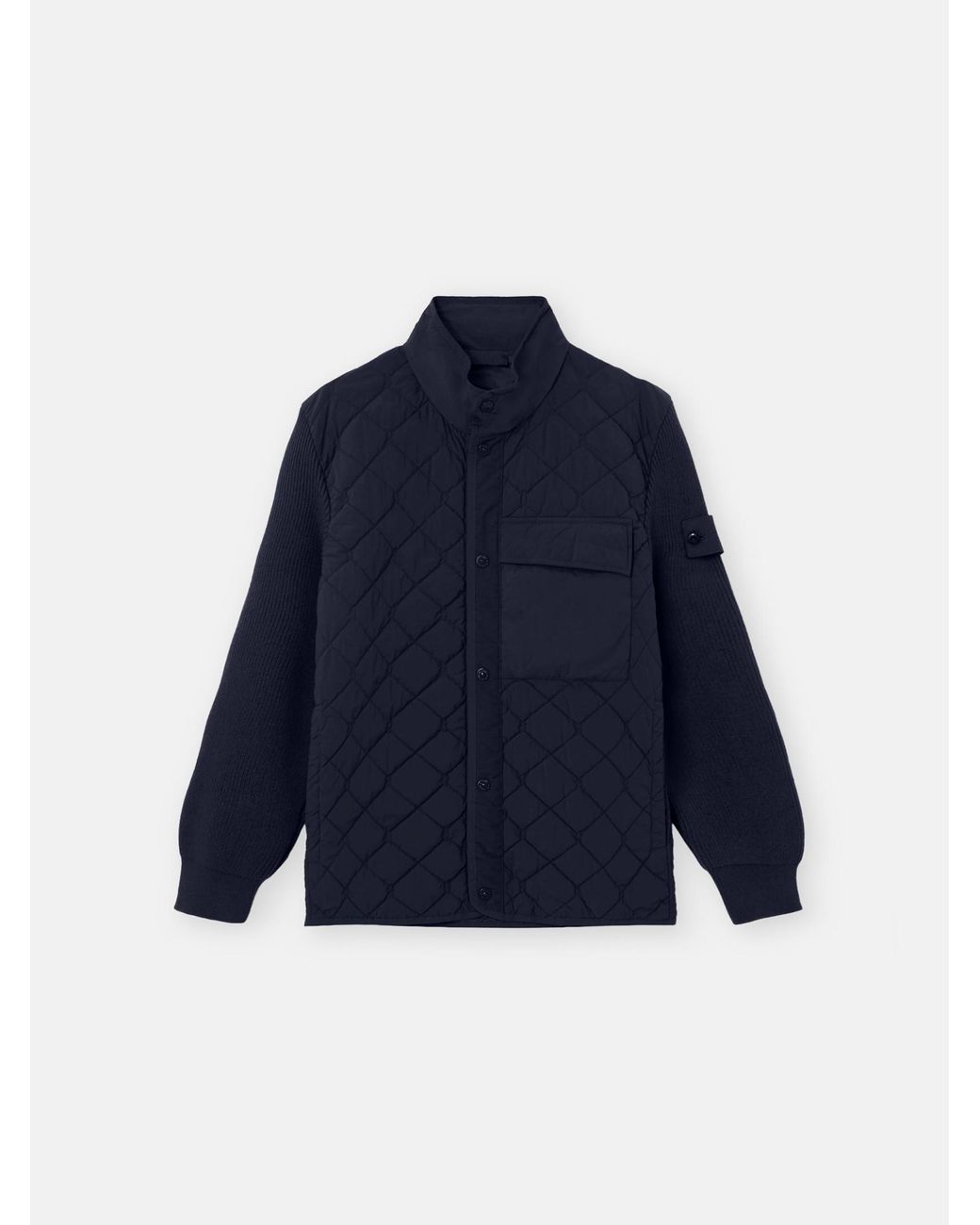 Stone Island Blue 4100016 Nylon Smerigliato S. I. Ghost for men