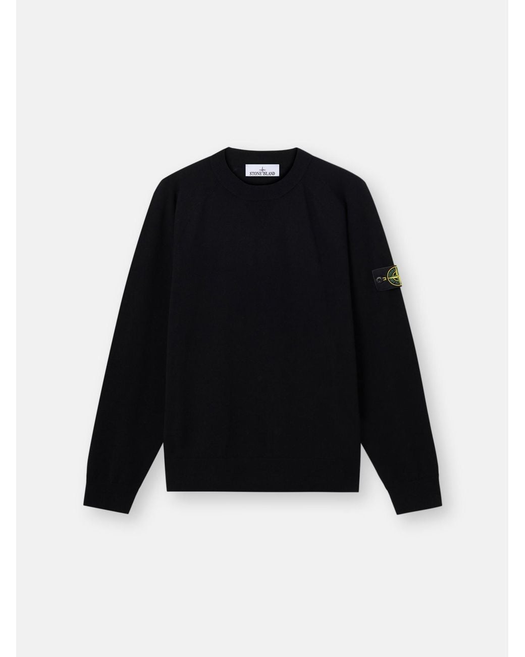 Stone Island Black 5100007 Stretch Rws Wool for men