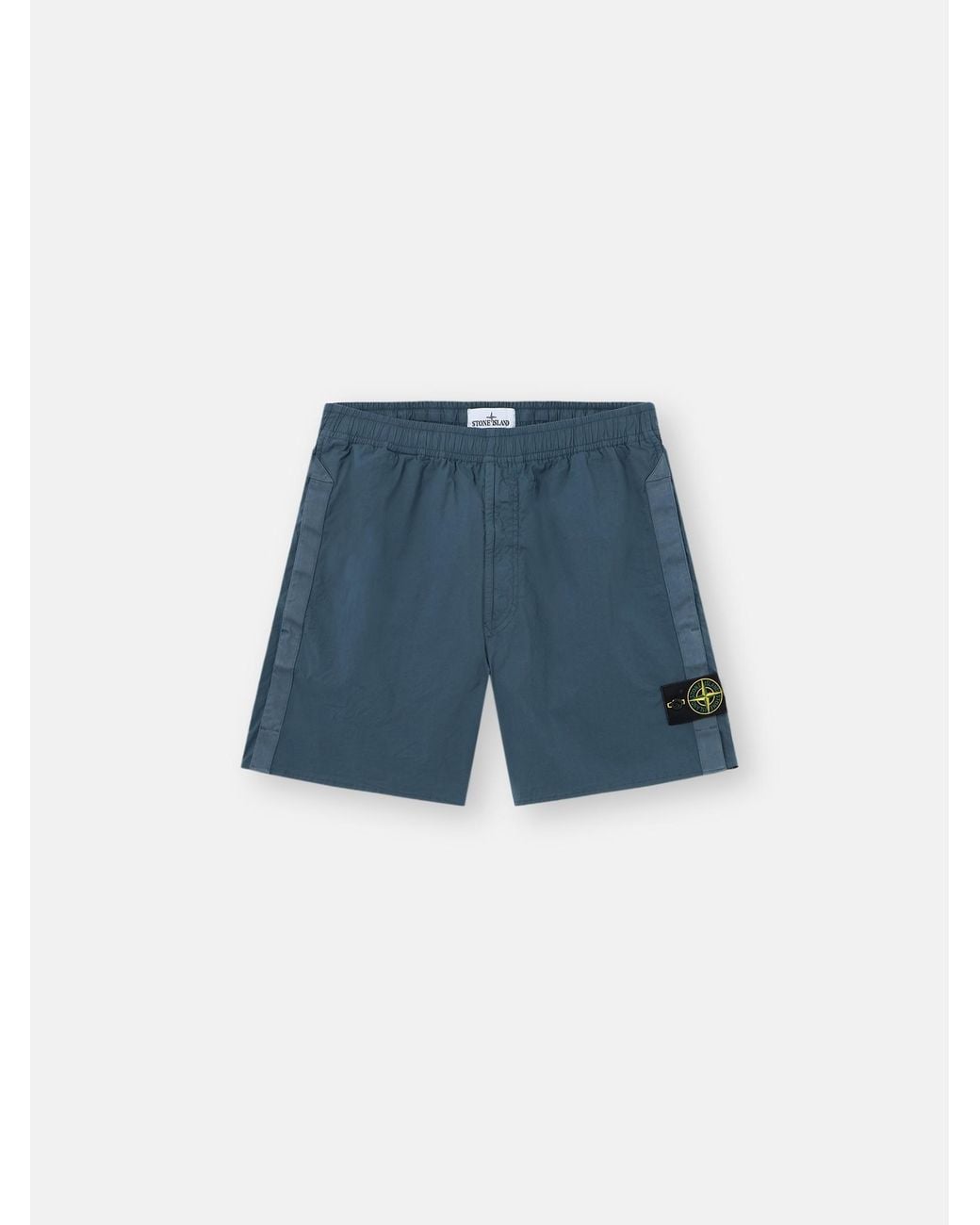 Stone Island Blue L100001 Stretch Cotton Tela 'Paracadute' for men