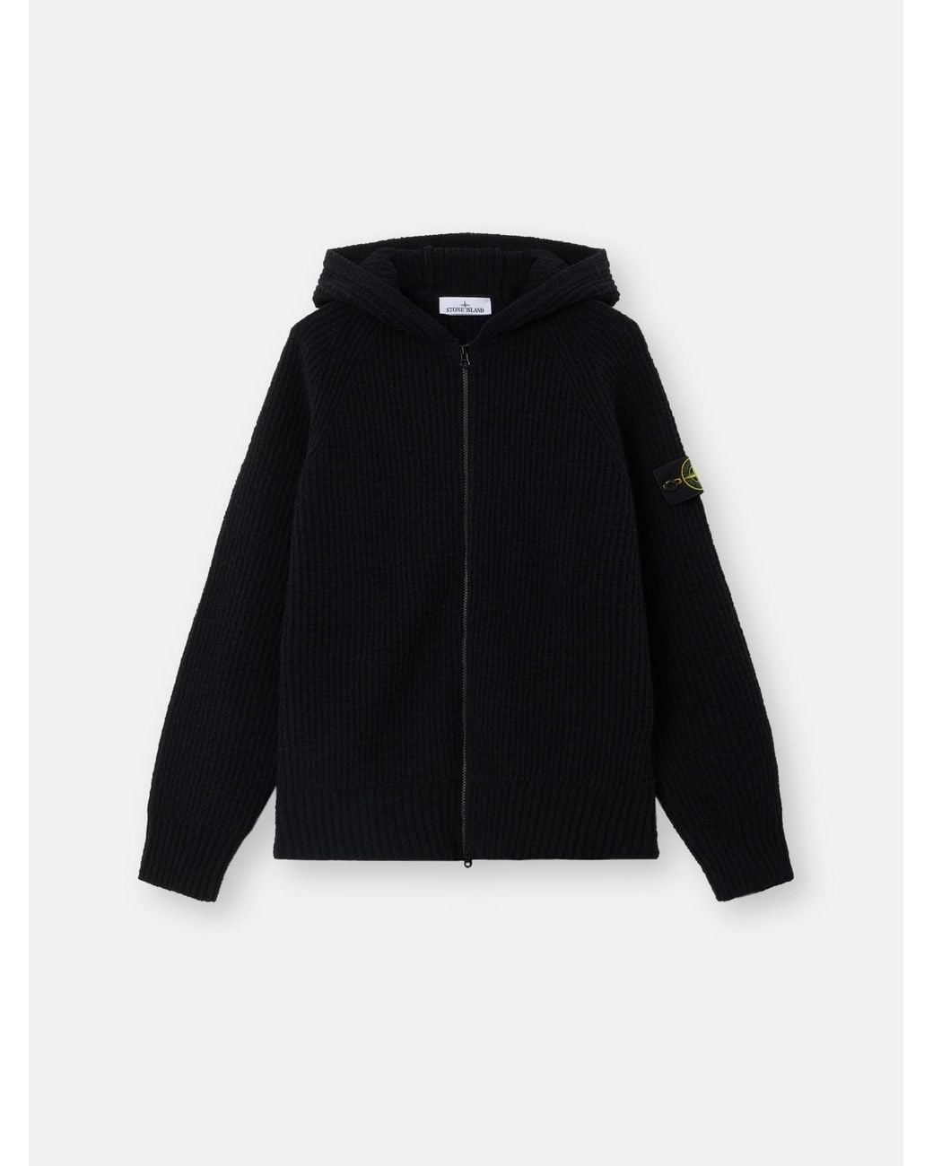 Stone Island Black 5100005 Full Rib Cotton Bouclé for men