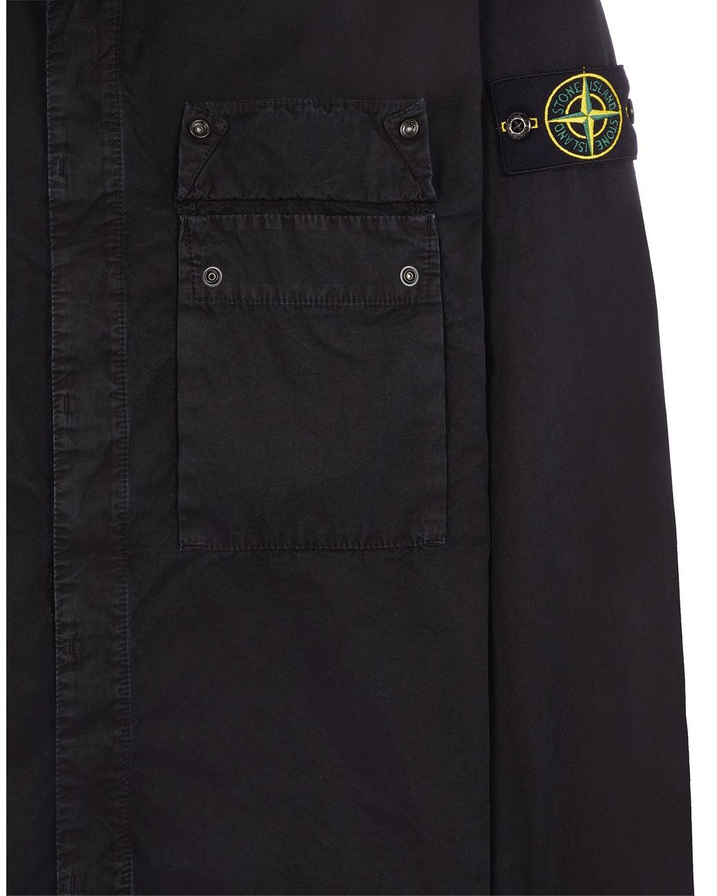Stone Island Over Shirt Cotton in Black for Men | Lyst