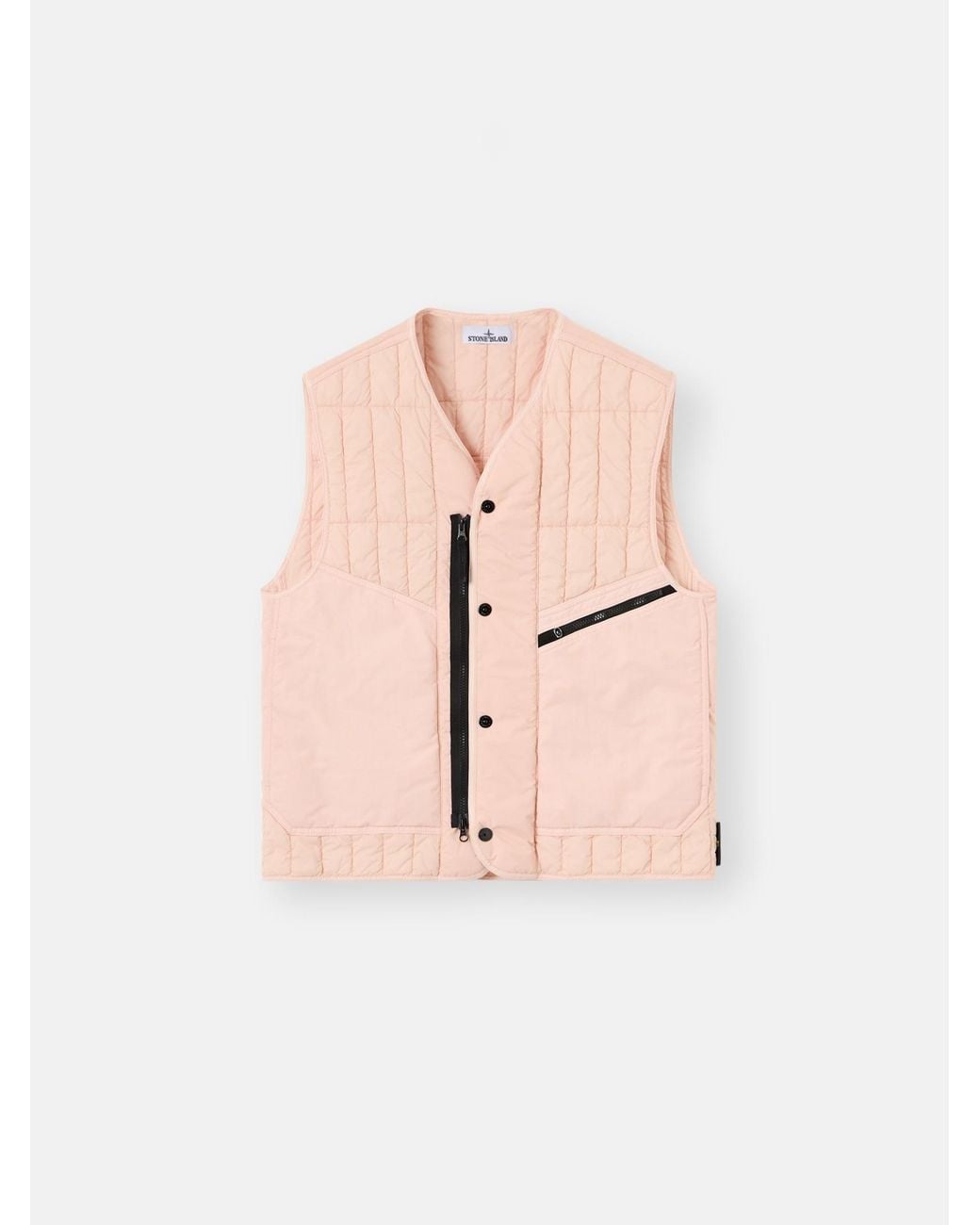Stone Island Pink G100005 Ultralight Nylon Quilted-Tc for men