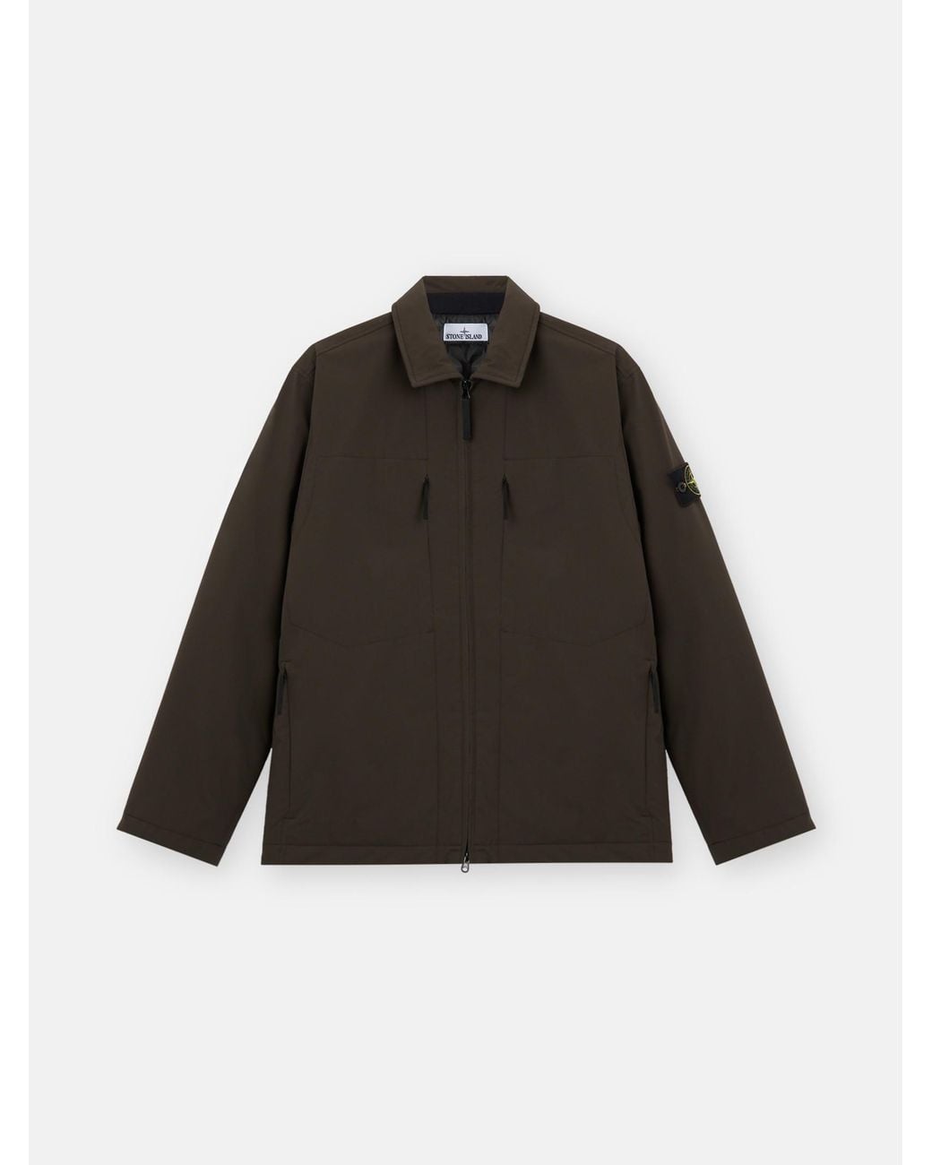 Stone Island Black Q100036 Soft Shell-R E. Dye Technology for men