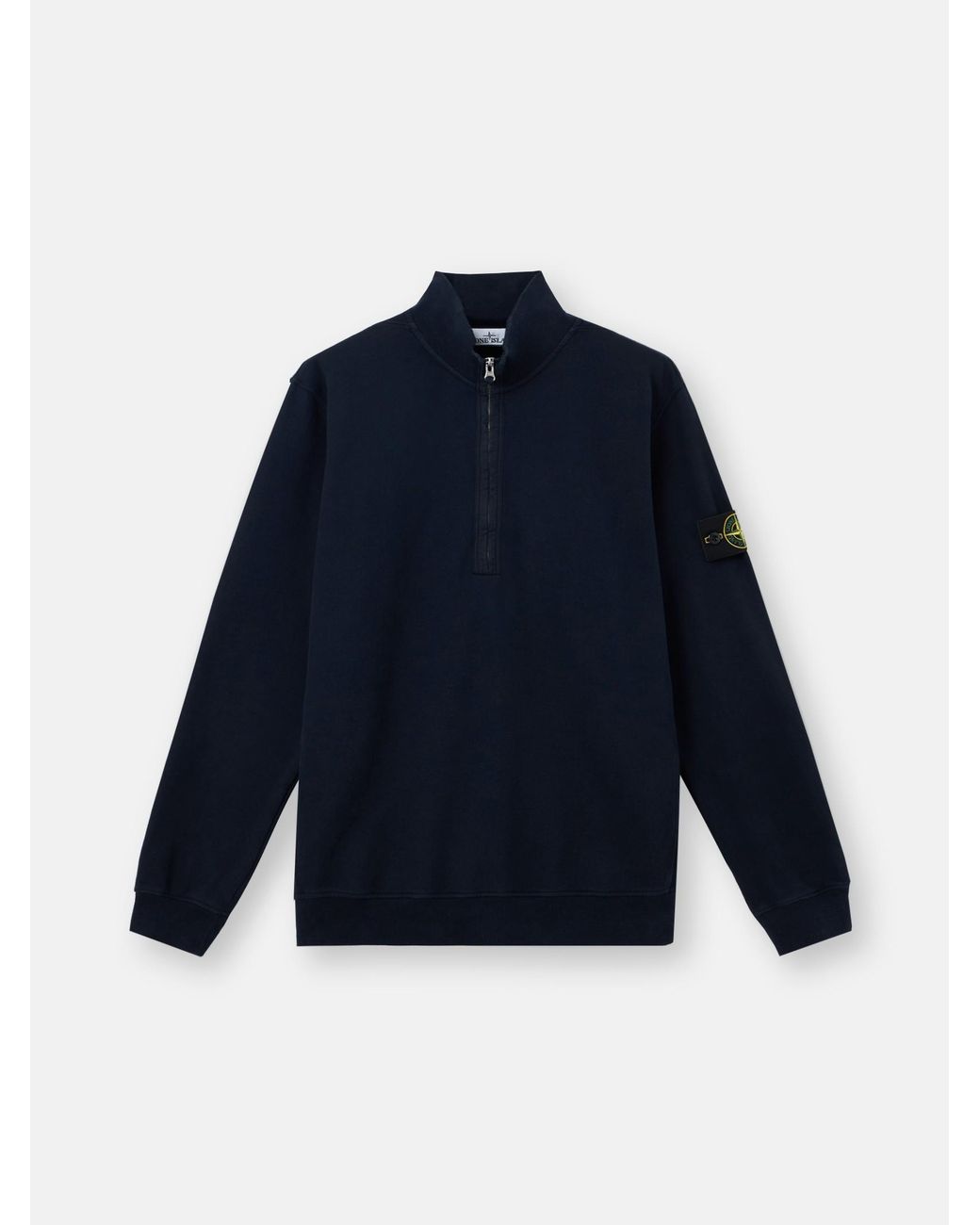 Stone Island Blue 6100068 Brushed Organic Cotton Fleece for men