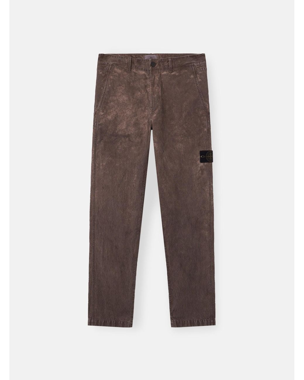 Stone Island Brown 3100039 Corduroy 'Terra' Effect for men