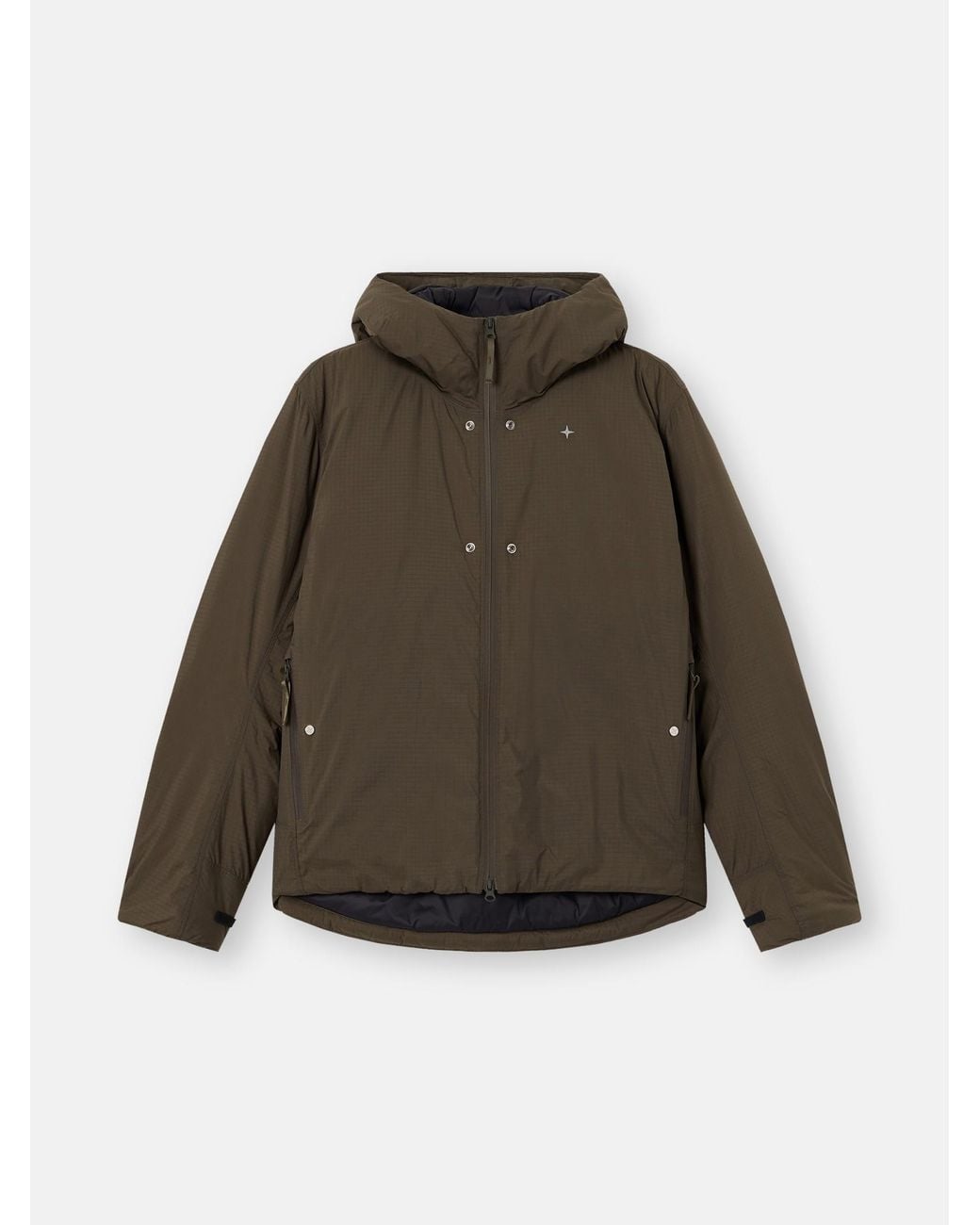 Stone Island Green 4100007 Soft Nylon Ripstop S. I. Stellina for men