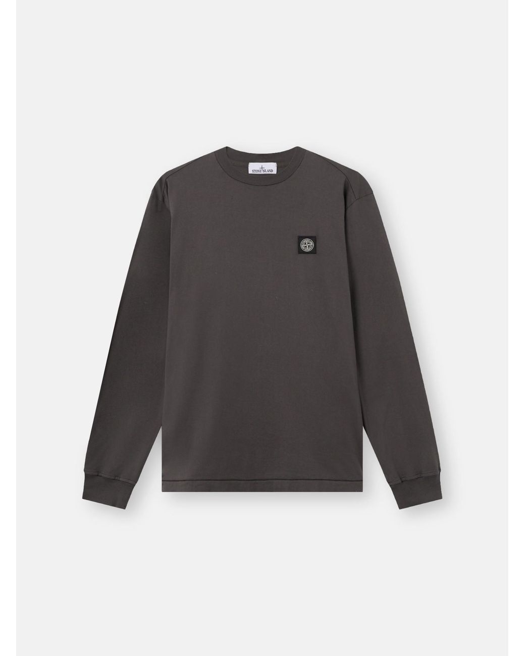 Stone Island Gray 2100031 60/2 Cotton Jersey for men