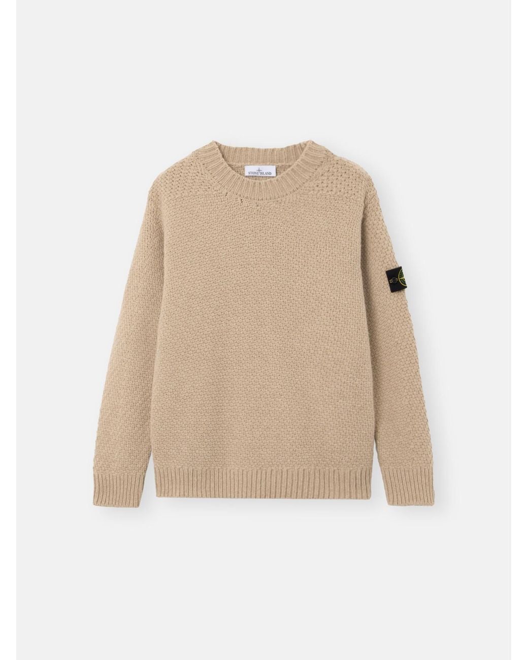 Stone Island Natural 5100055 Lambswool for men