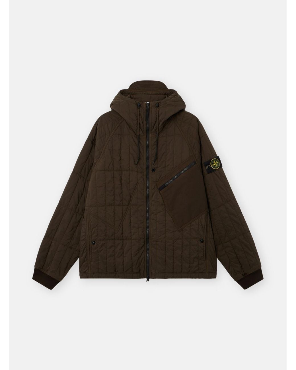 Stone Island Brown 4100015 Ultralight Nylon Quilted-Tc for men