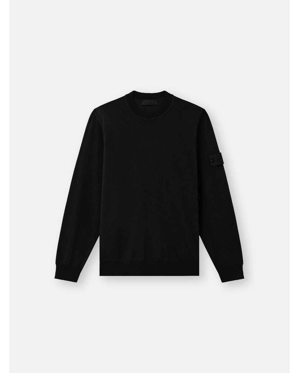 Stone Island Black 5100074 Light Pure Rws Wool S. I. Ghost for men