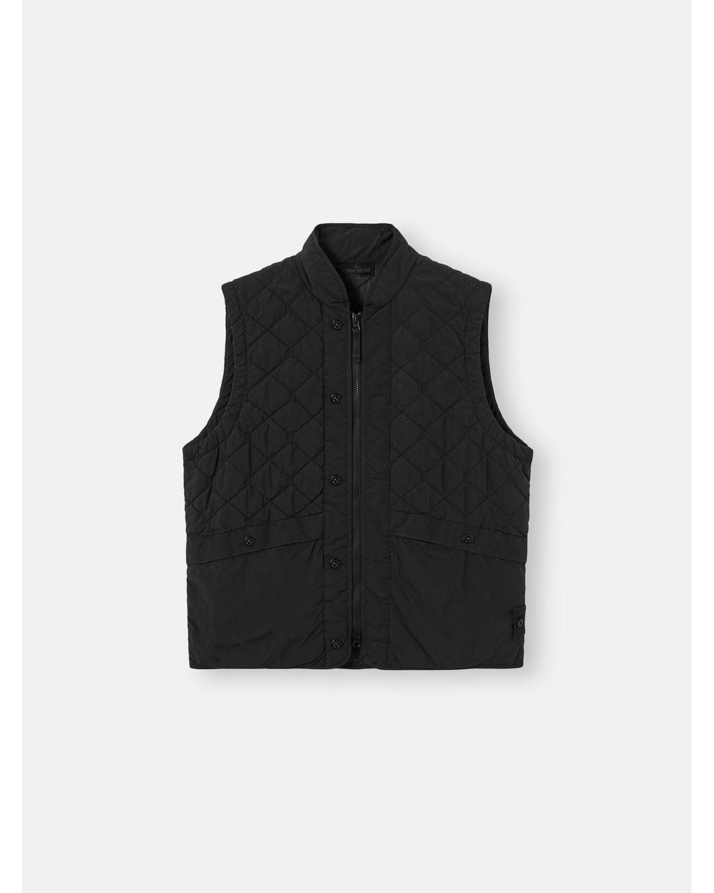 Stone Island Black G100007 Nylon Smerigliato. I. Ghost for men
