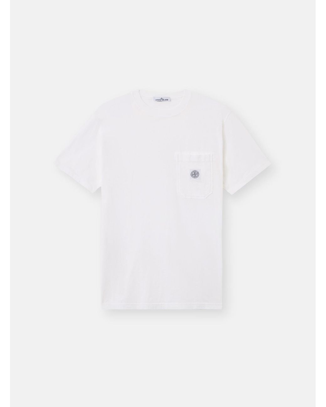 Stone Island 2100219 Organic Cotton Jersey 'Fissato' Effect