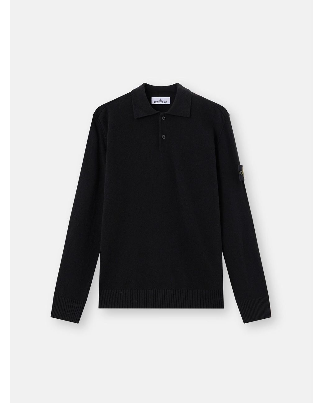 Stone Island Black 5100018 Light Rws Geelong Wool for men