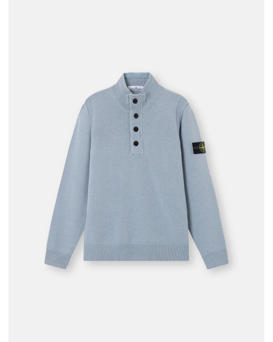 Stone Island Blue 5100040 Lambswool for men