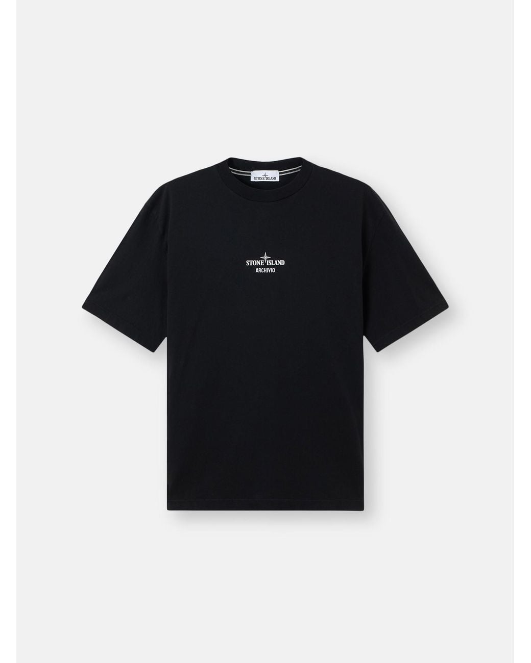 Stone Island Black 2100033 Organic Cotton Jersey for men