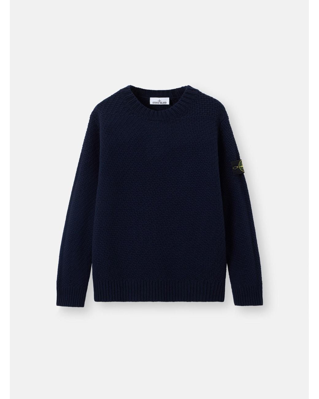 Stone Island Blue 5100055 Lambswool for men