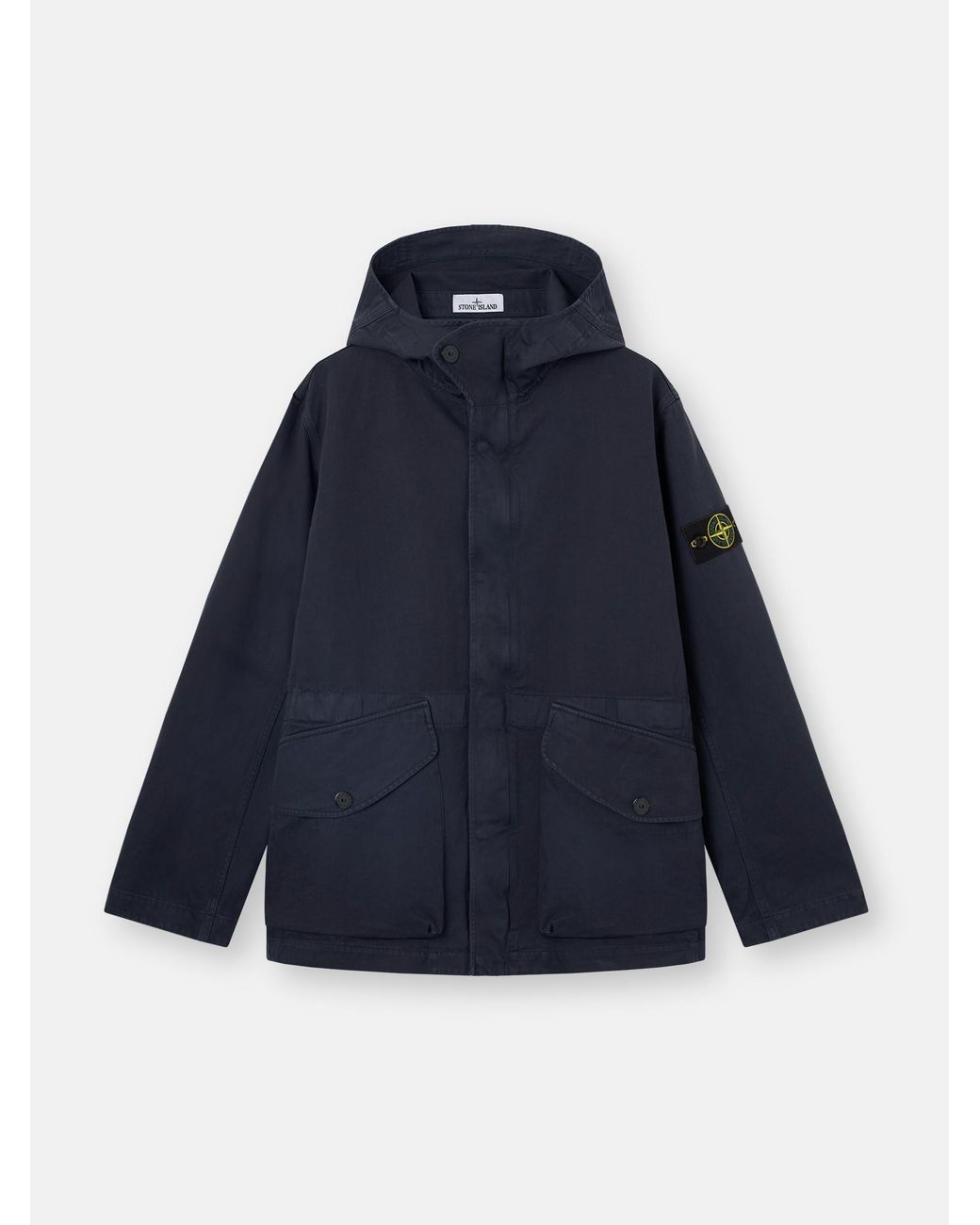 Stone Island Blue Q100001 Dense Cotton Twill-Tc for men