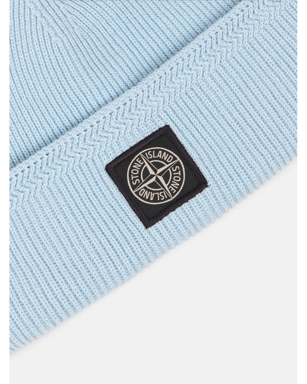 N100102 Ribbed Soft Organic Cotton Stone Island de hombre de color Blue