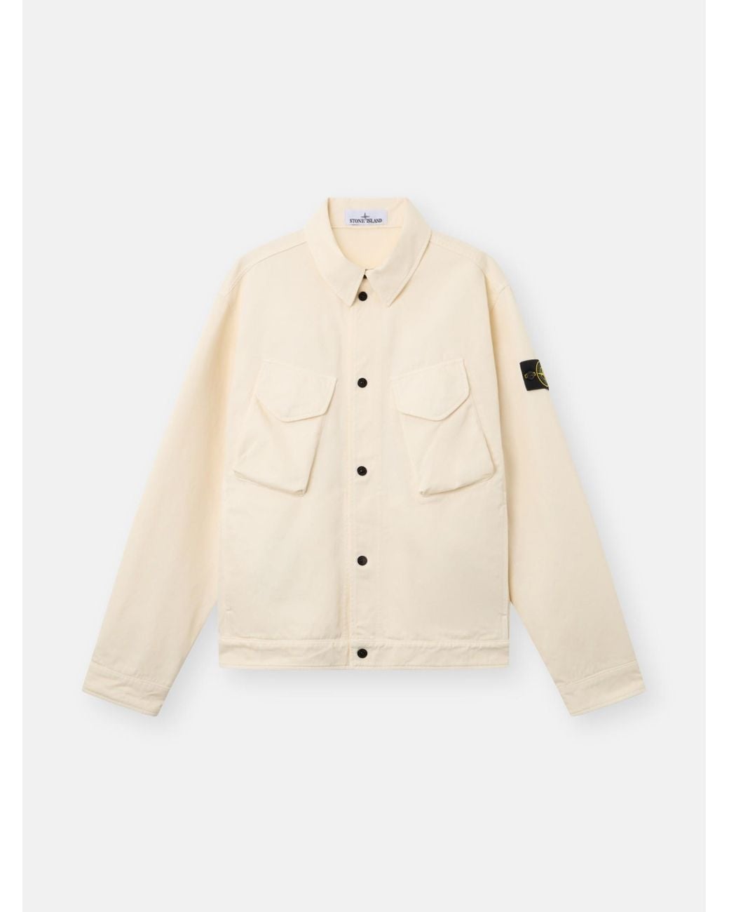 Stone Island Natural Q100003 Dense Cotton Twill-Tc for men
