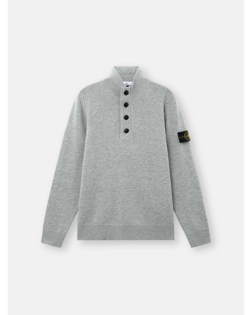 Stone Island Gray 5100040 Lambswool for men