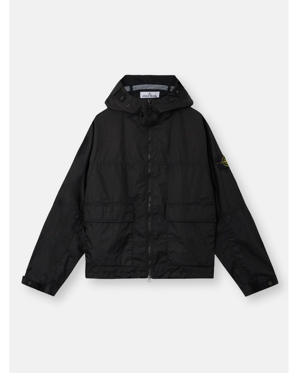 Stone Island 4100004 Membrana 3L Tc in Black for Men | Lyst Canada