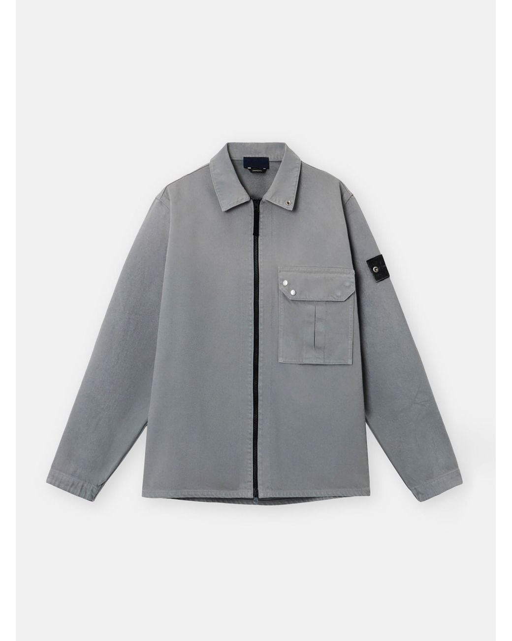 Stone Island Gray 1200002 Corroded Reflective Light Bull Denim-Tc for men