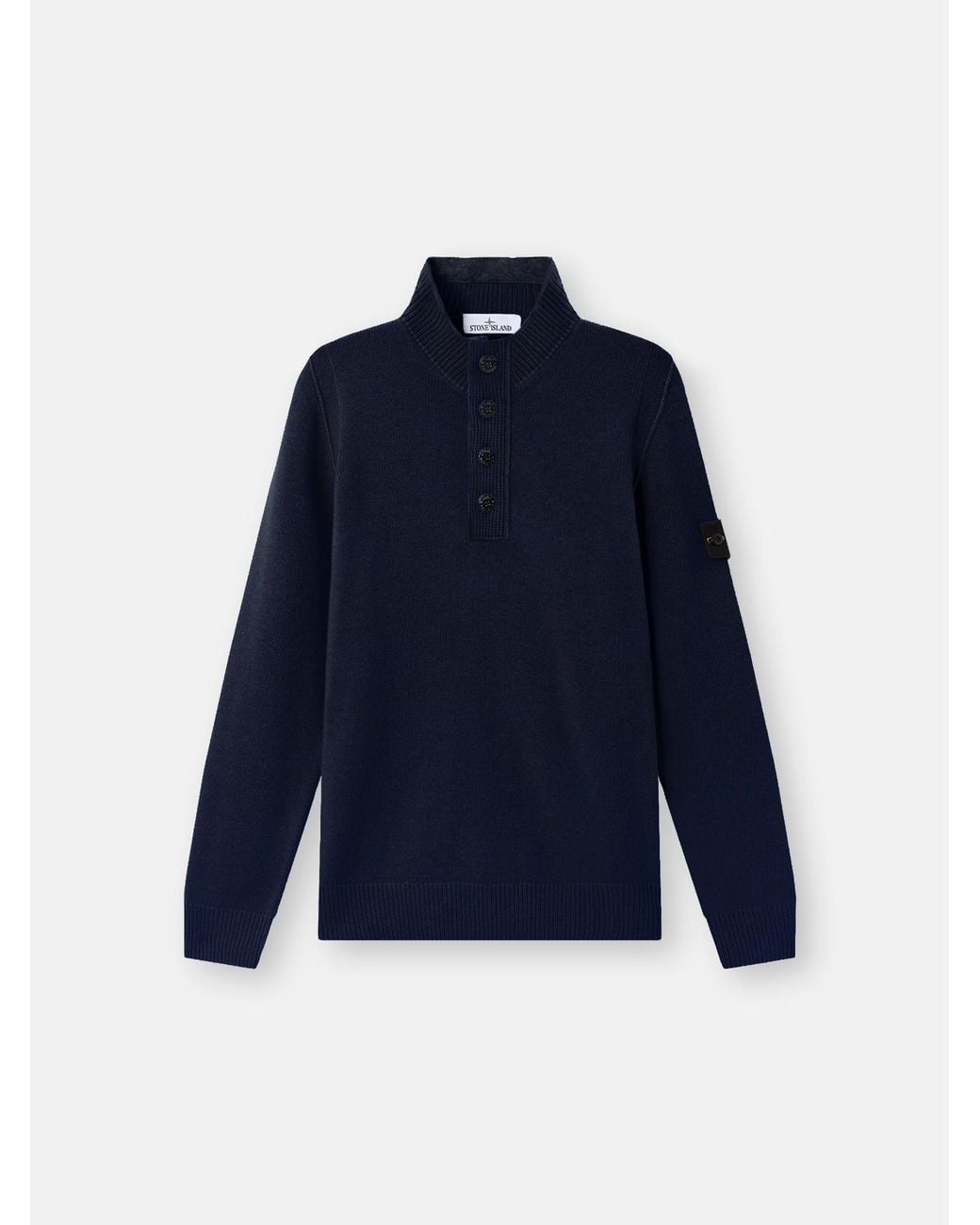 Stone Island Blue 5100040 Lambswool for men