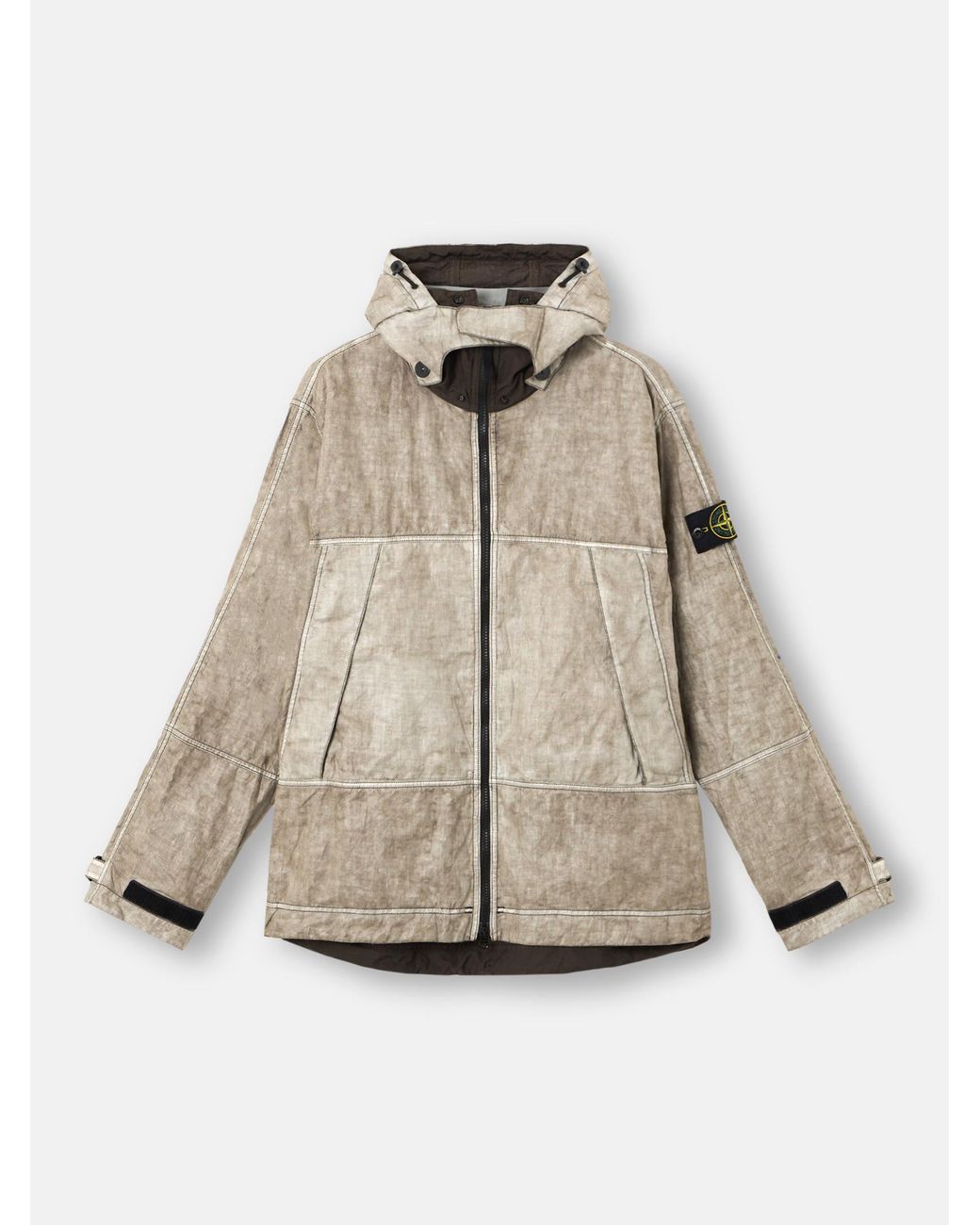 Stone Island 4100040 Raw Linen Plated-Ovd in Natural for Men Lyst UK