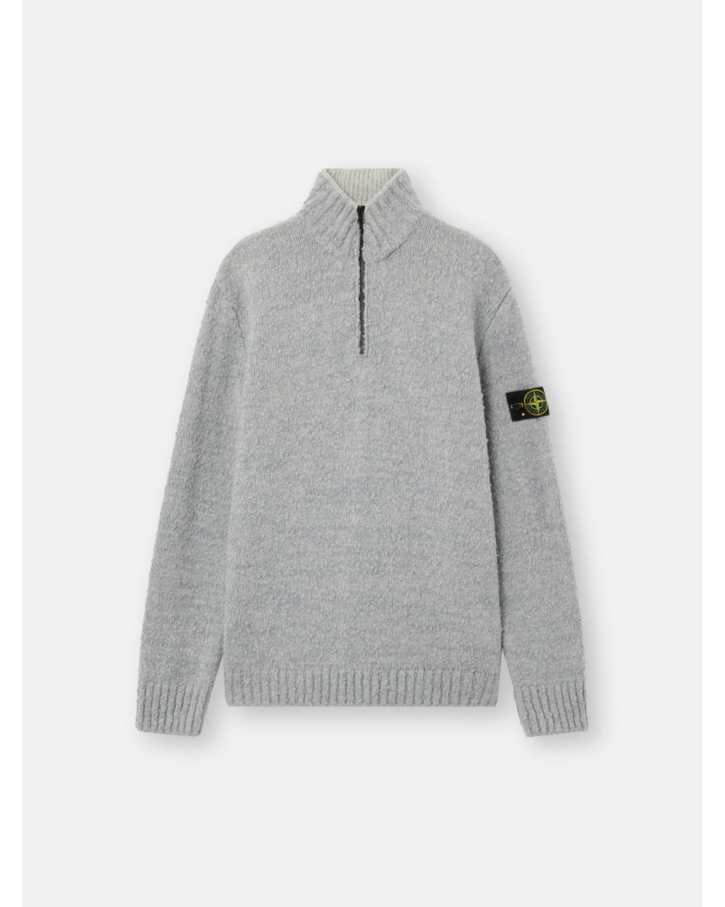 Stone Island Gray 5100032 Speckled Wool Nylon for men