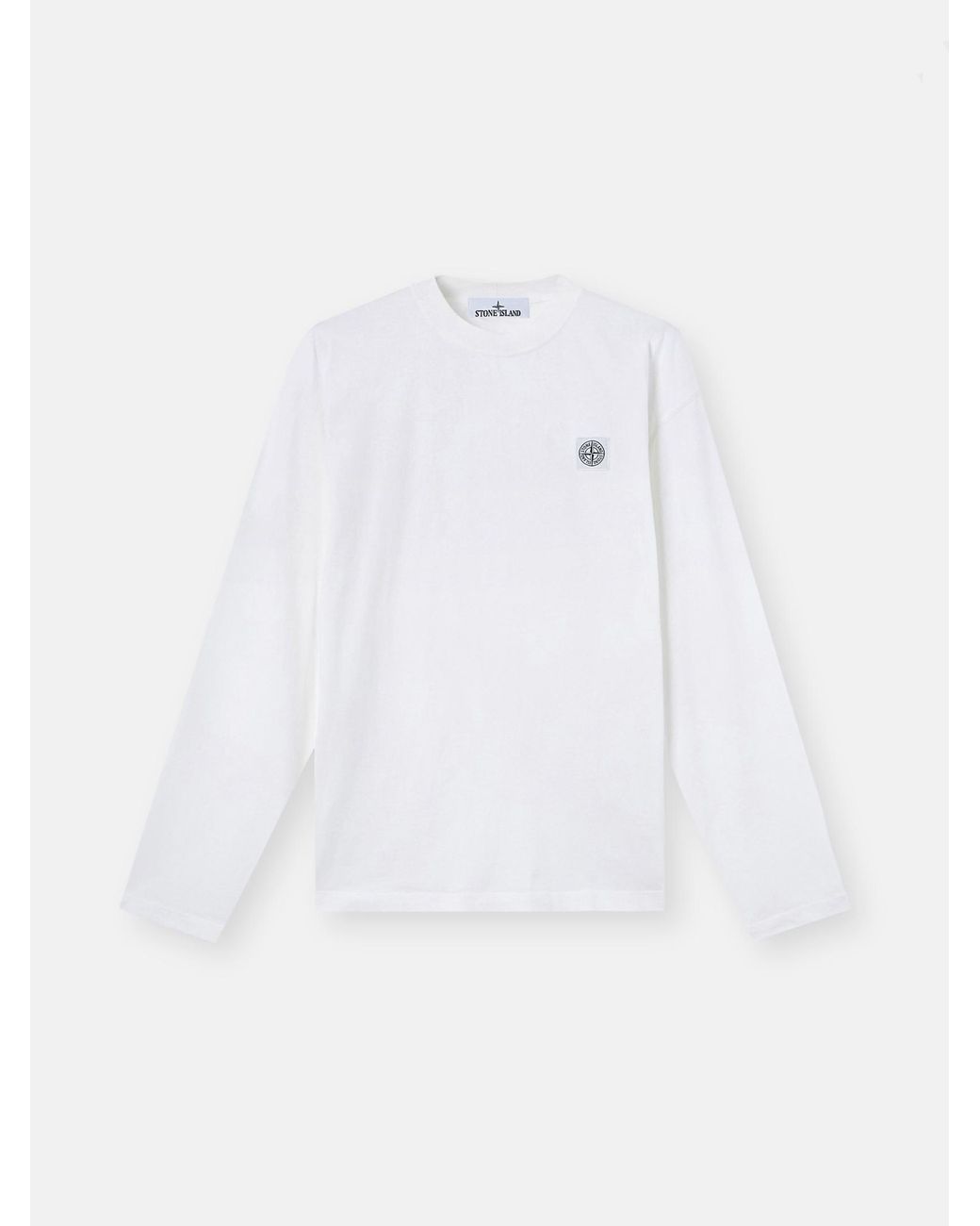 Stone Island White 2100007 Organic Cotton Jersey for men