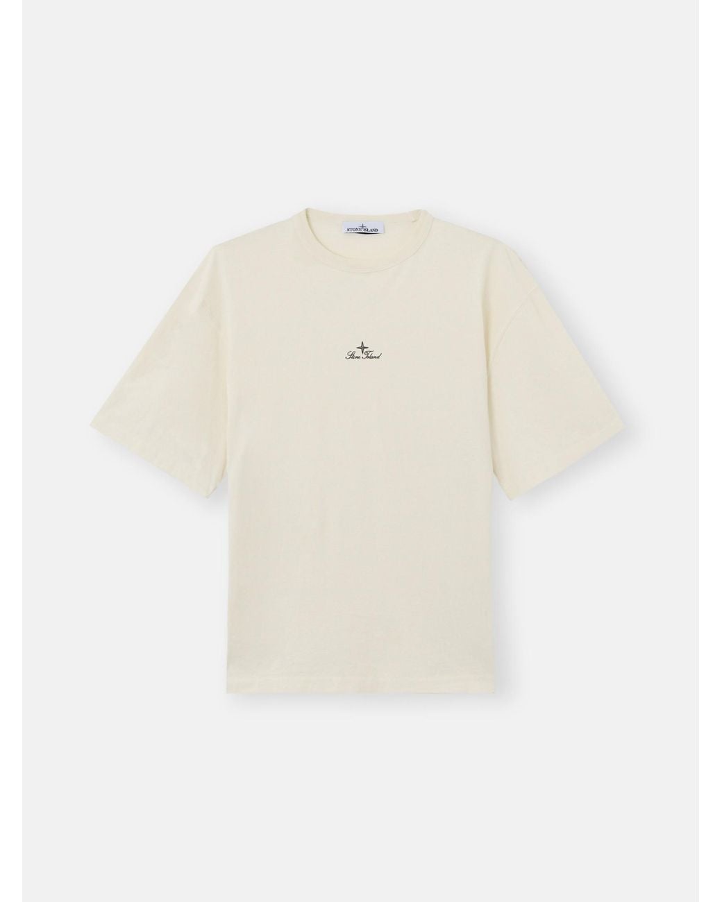 Stone Island White 2100006 Organic Cotton Jersey for men