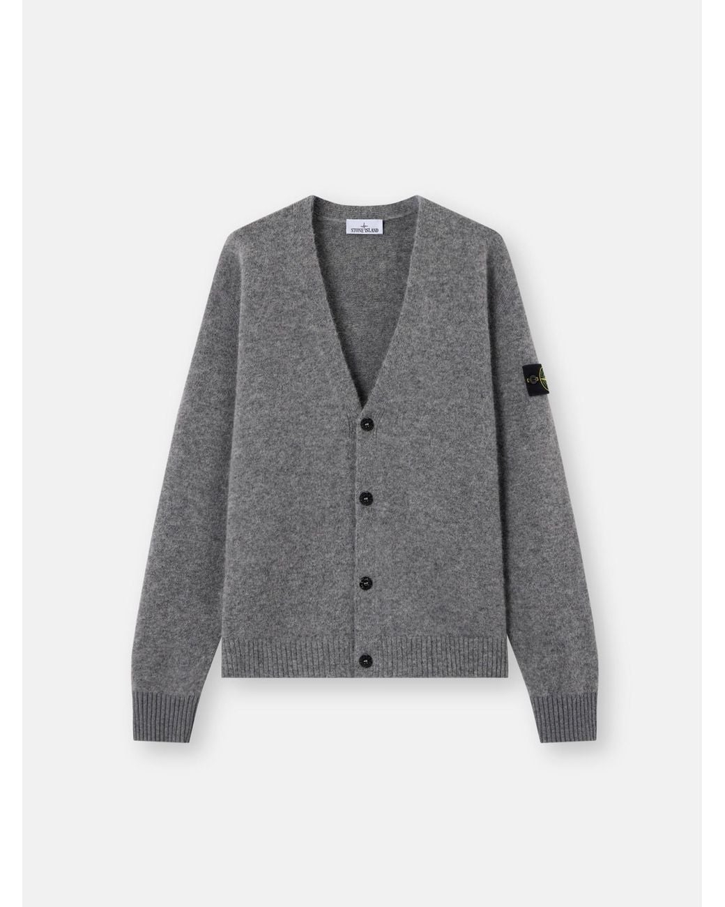 Stone Island Gray 5100046 Baby Alpaca Blend for men