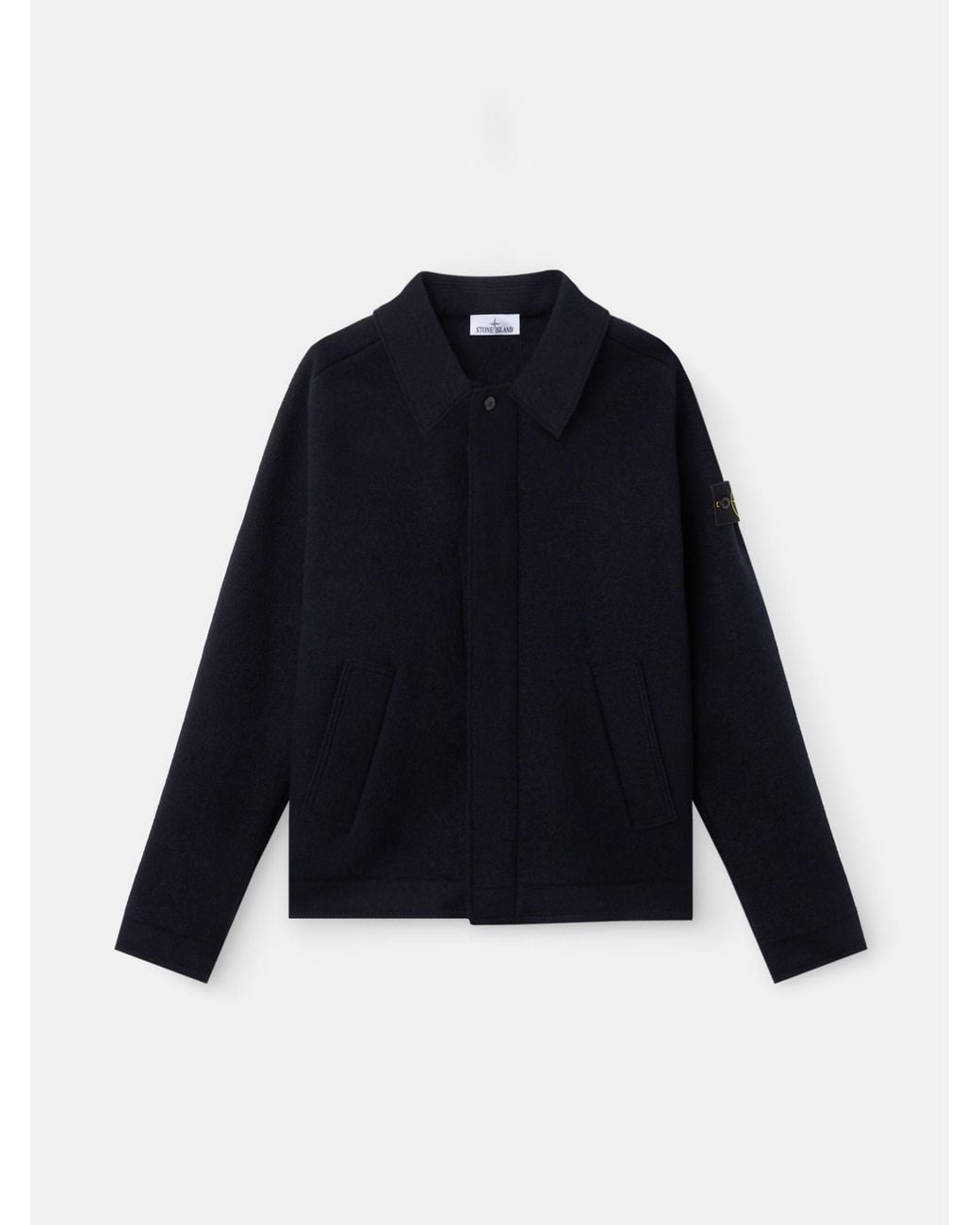 Stone Island Blue 5100042 Felted Rws Wool for men