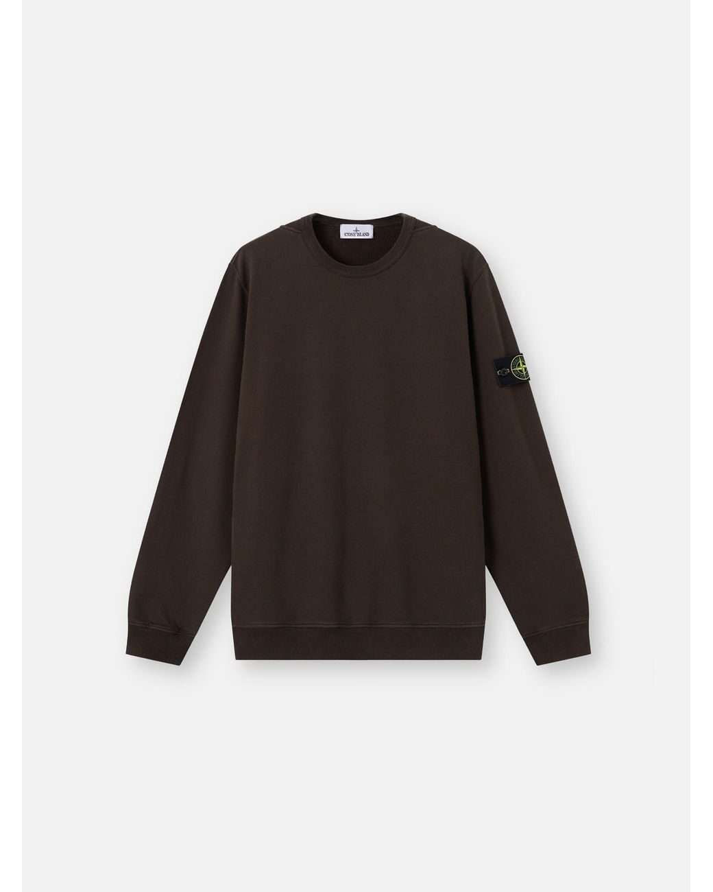 Stone Island Black 6100049 Brushed Organic Cotton Fleece for men