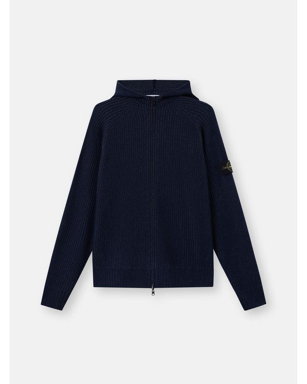 Stone Island Blue 5100067 Two-Tone Vanisé Cashmere for men