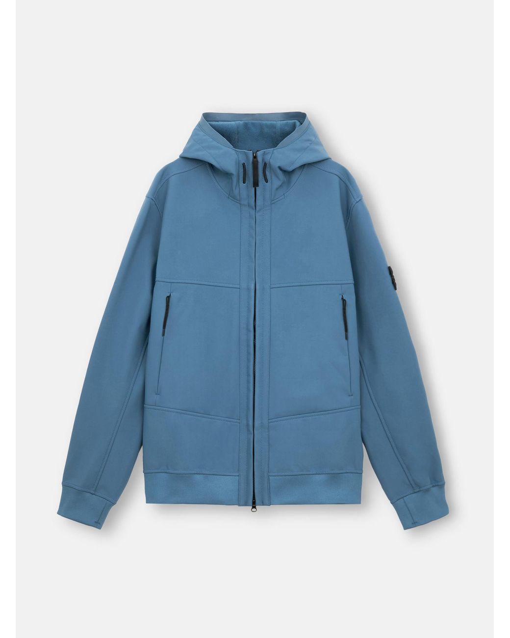 Stone Island Q0322 Soft Shell-R Dye Technology in Blue for Men