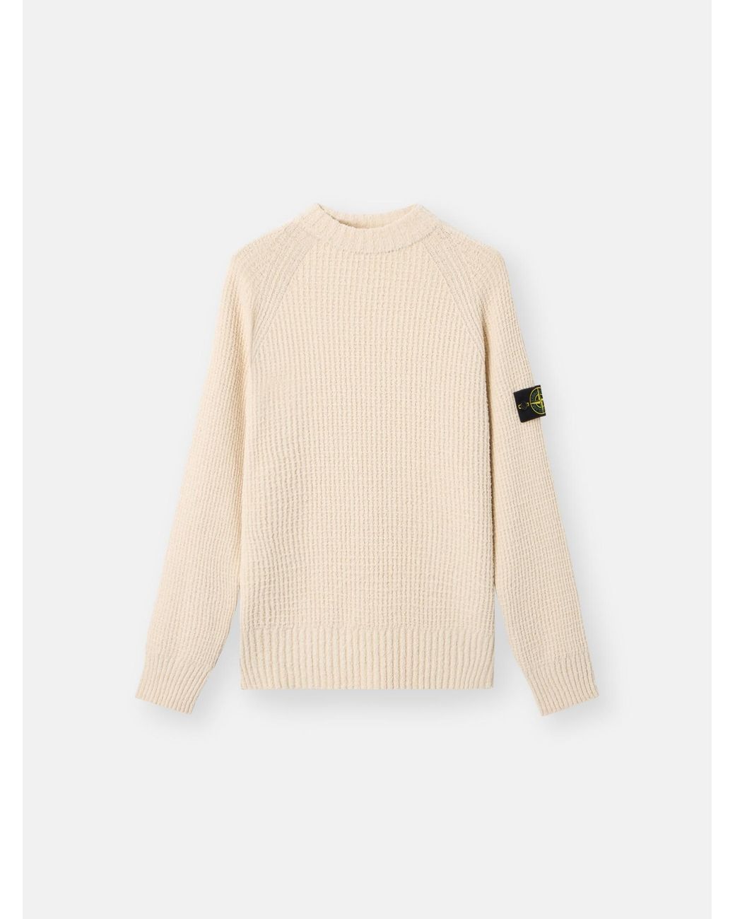 Stone Island Natural 5100001 Full Rib Cotton Bouclé for men