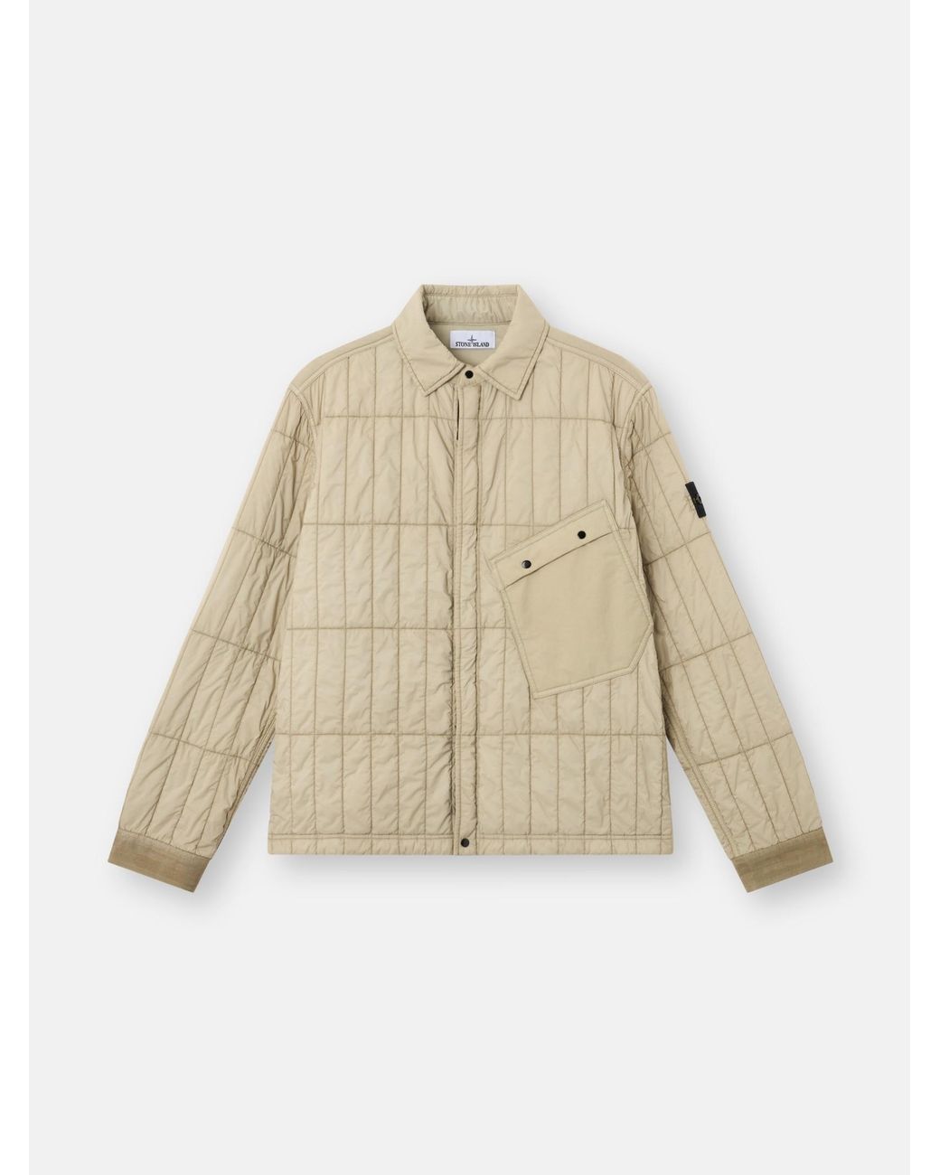 Stone Island Natural 4100014 Ultralight Nylon Quilted-Tc for men