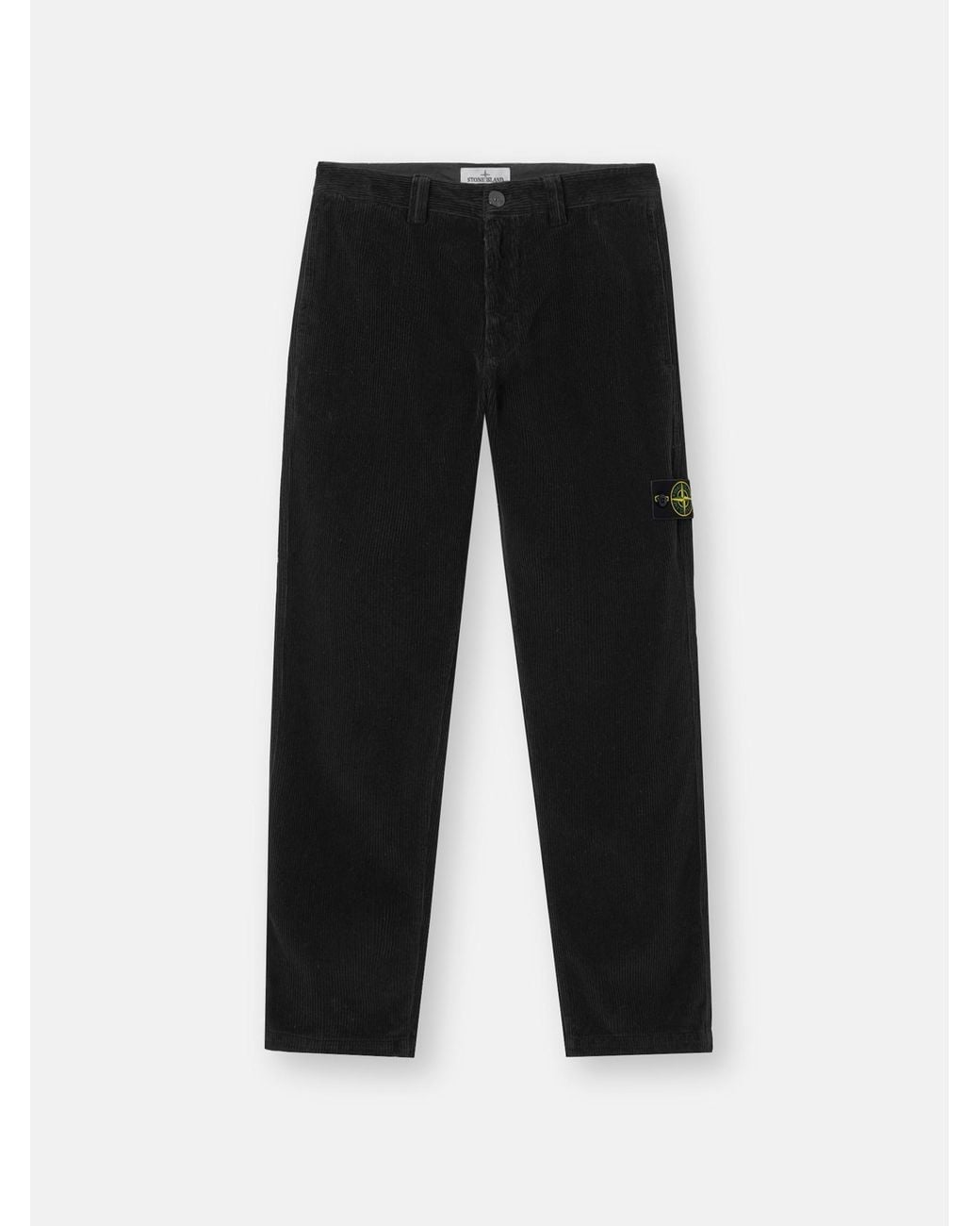Stone Island Black 3100059 Organic Cotton Corduroy 800 for men