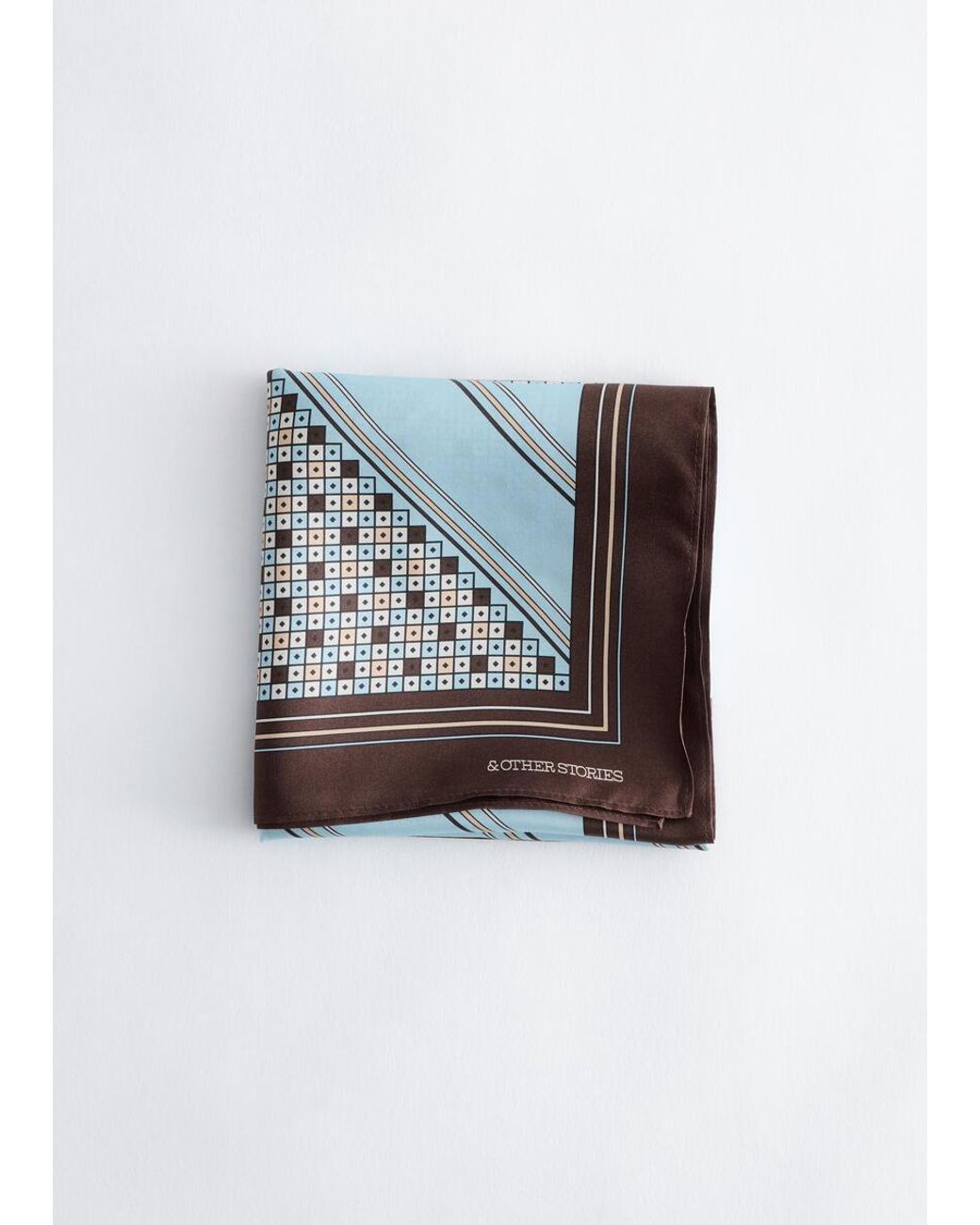 & Other Stories Multicolor Printed Silk Scarf