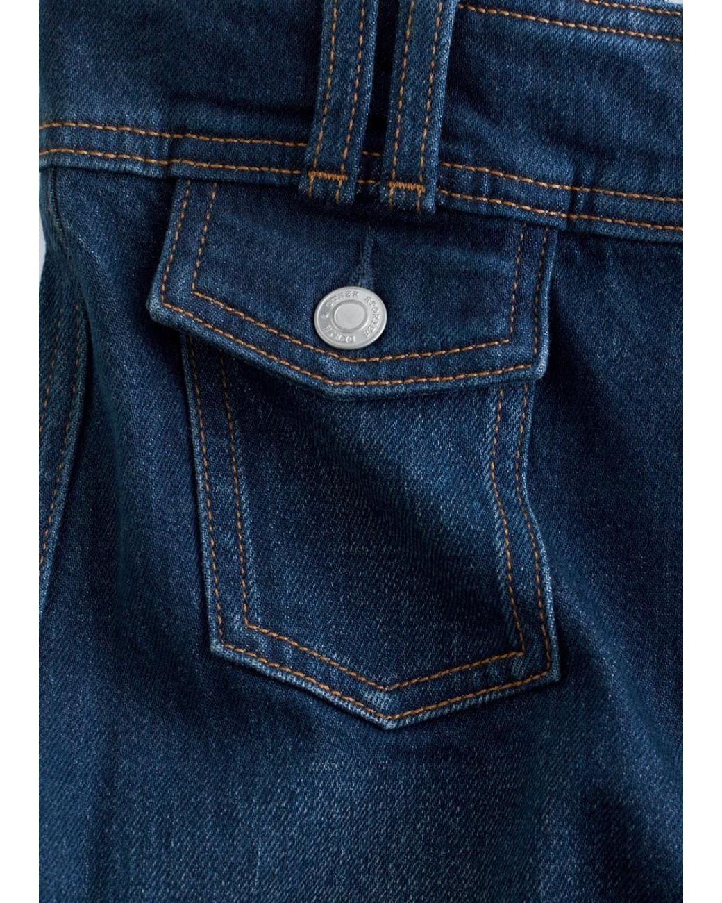 & Other Stories Blue Press-Crease Flared Jeans