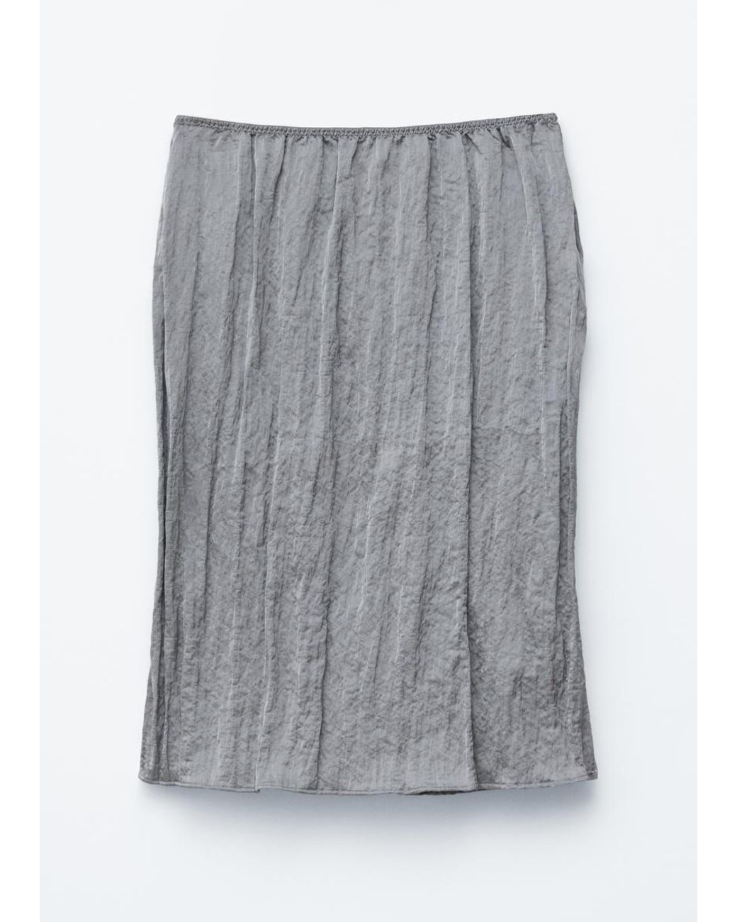 & Other Stories Red Knee-Length Crêpe Skirt