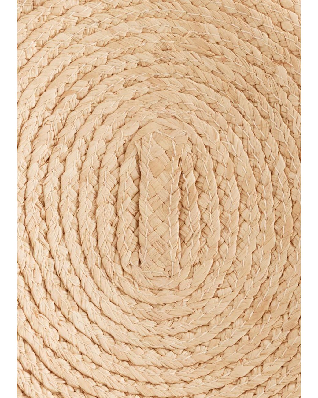 & Other Stories White Grosgrain-Trimmed Raffia Straw Hat