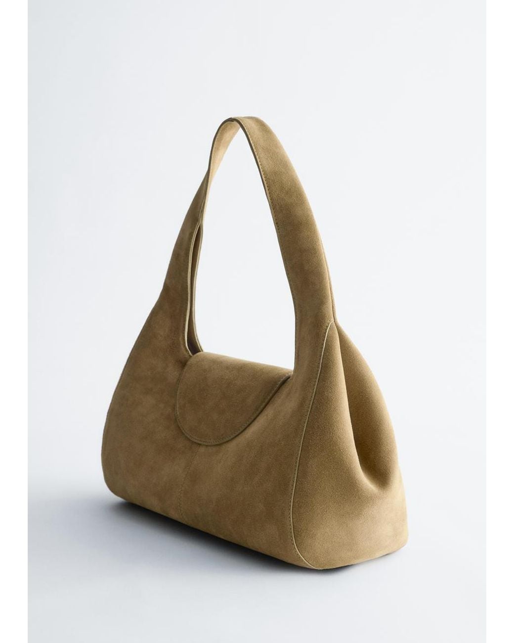 & Other Stories Natural Curved Shoulder Bag