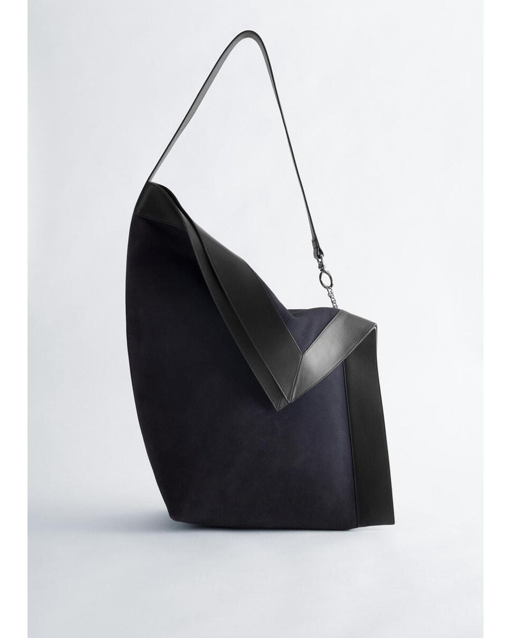 & Other Stories Blue Oversized Tote Bag