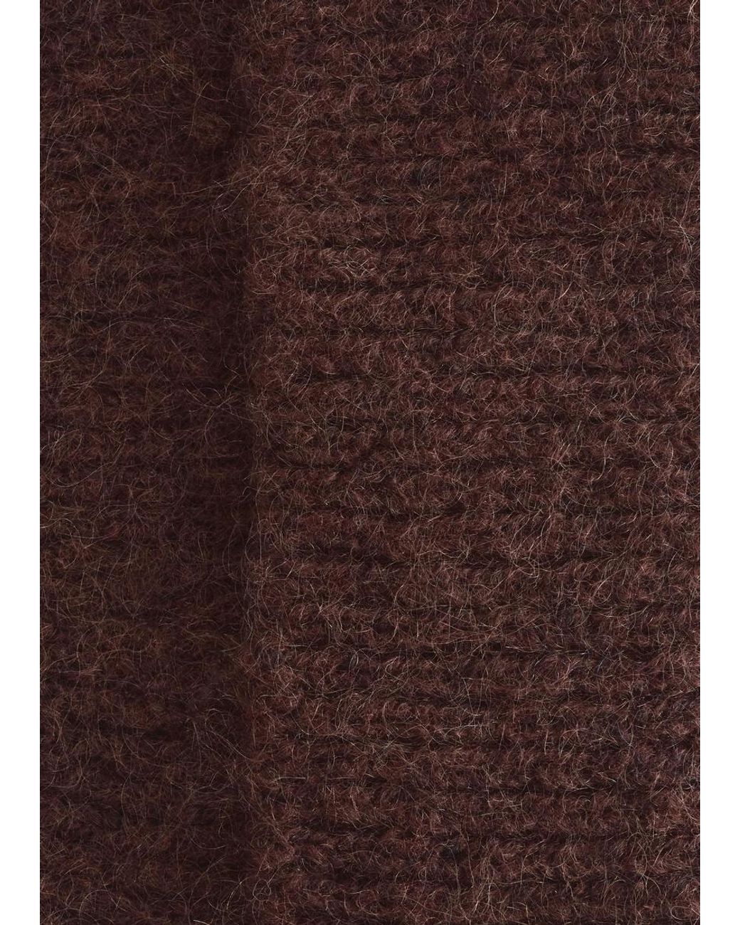 & Other Stories Brown Wool Blend Beanie
