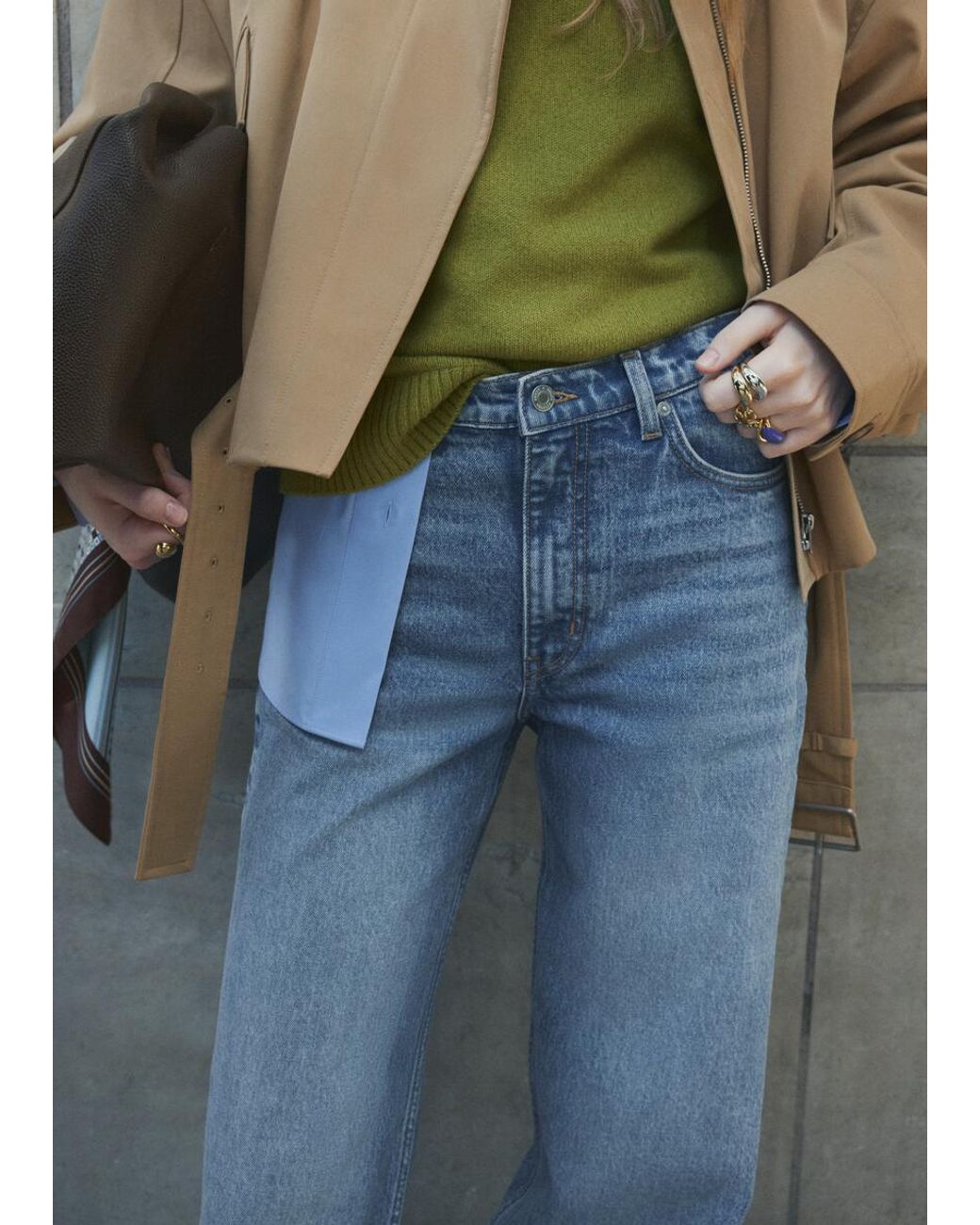 & Other Stories Blue Wide-Leg Jeans