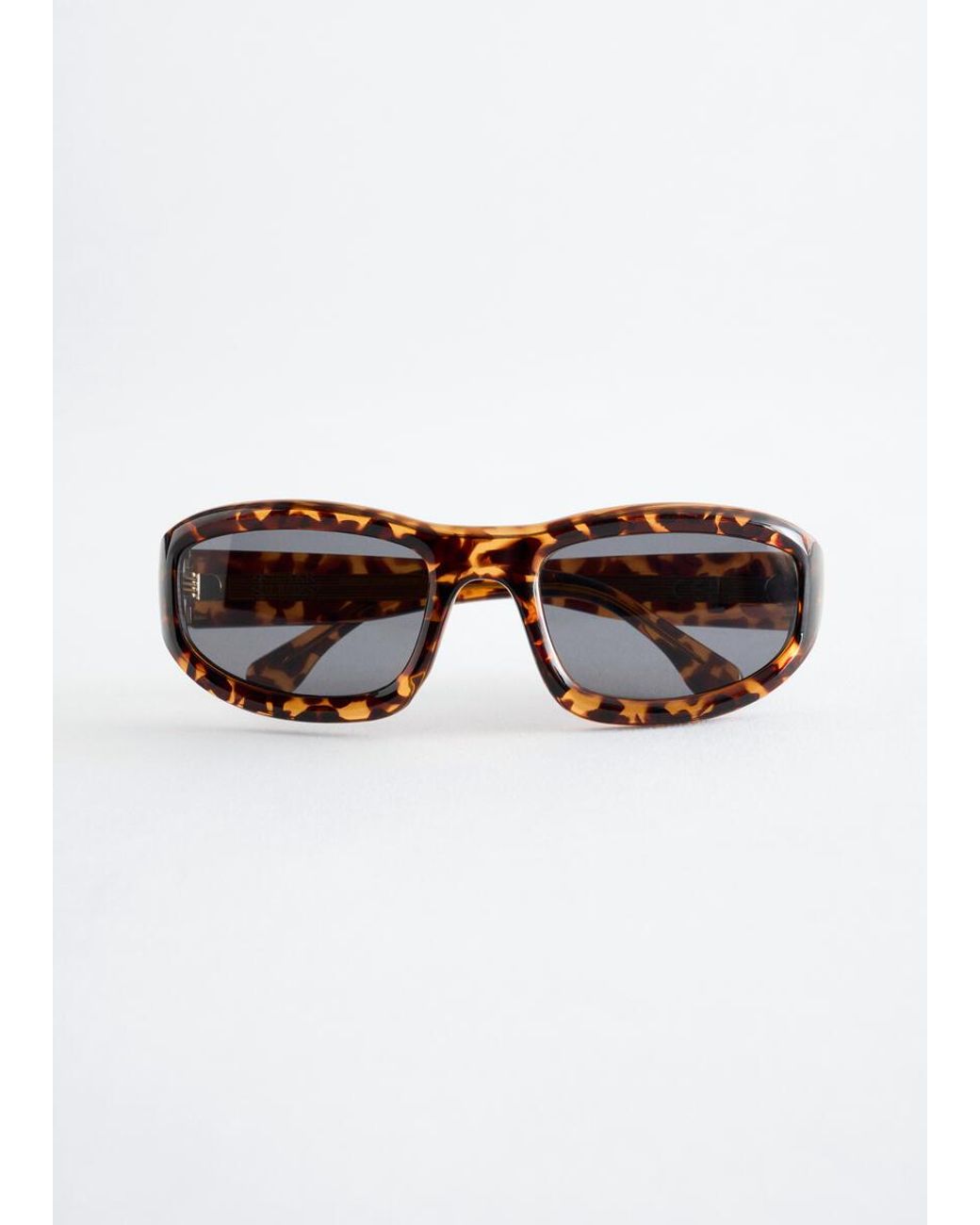 & Other Stories Brown Oval Sunglasses