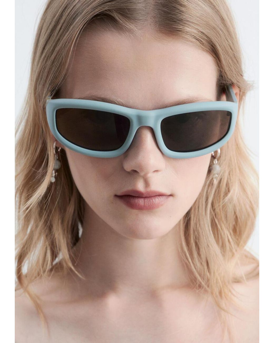 & Other Stories Brown Oval Sunglasses