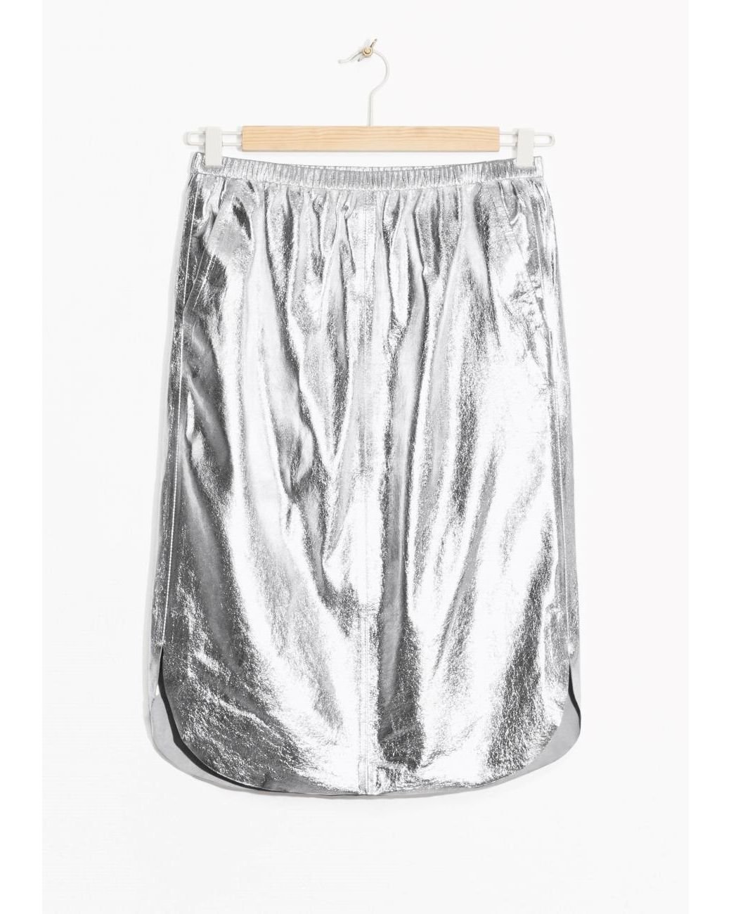 Silver leather hotsell skirt uk